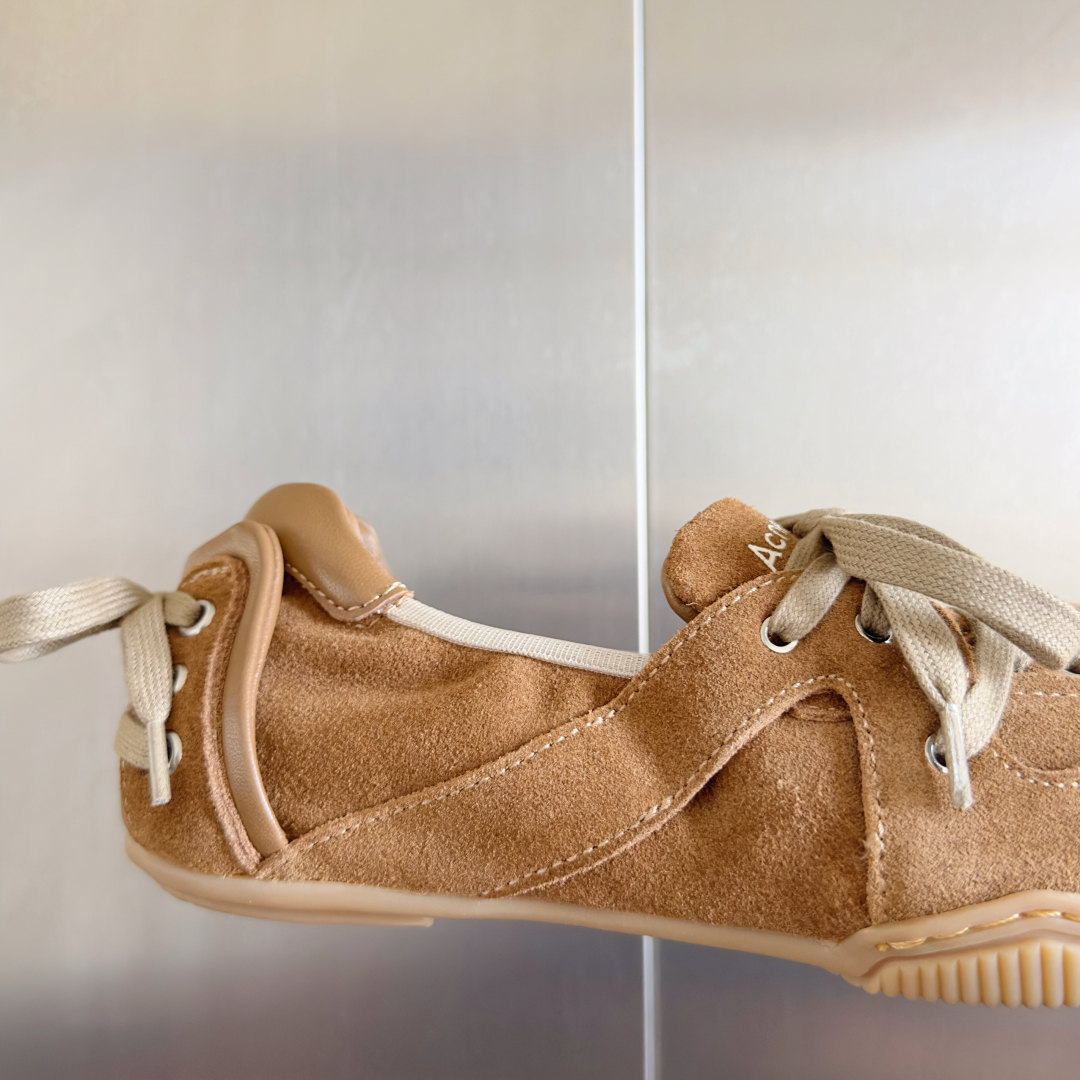 Acne Studios Lace Ballet Sneakers Brown