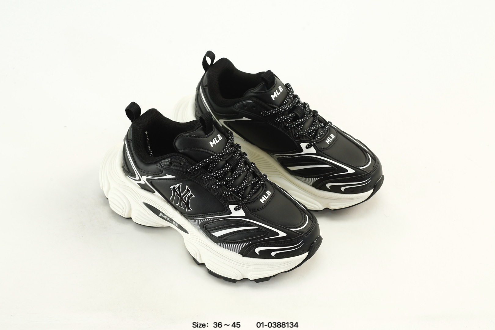 MLB Winner Chunky Dad Sneakers Black/White