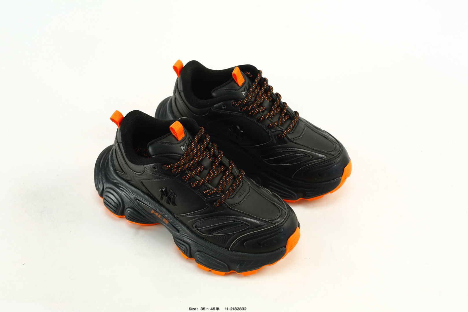 MLB Winner Chunky Dad Sneakers Black/Orange