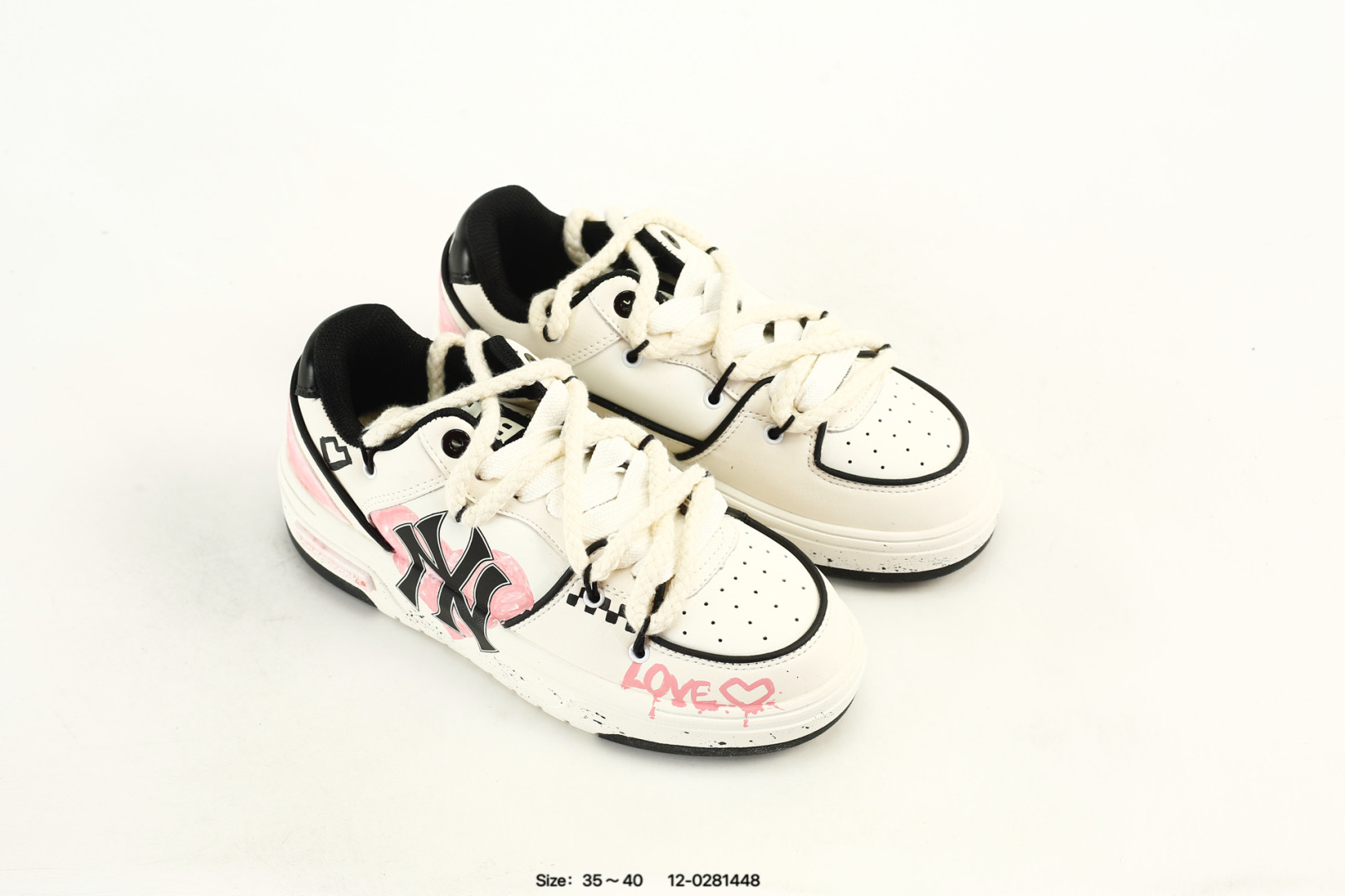 MLB Chunky Liner DIY Sneaker White/Pink