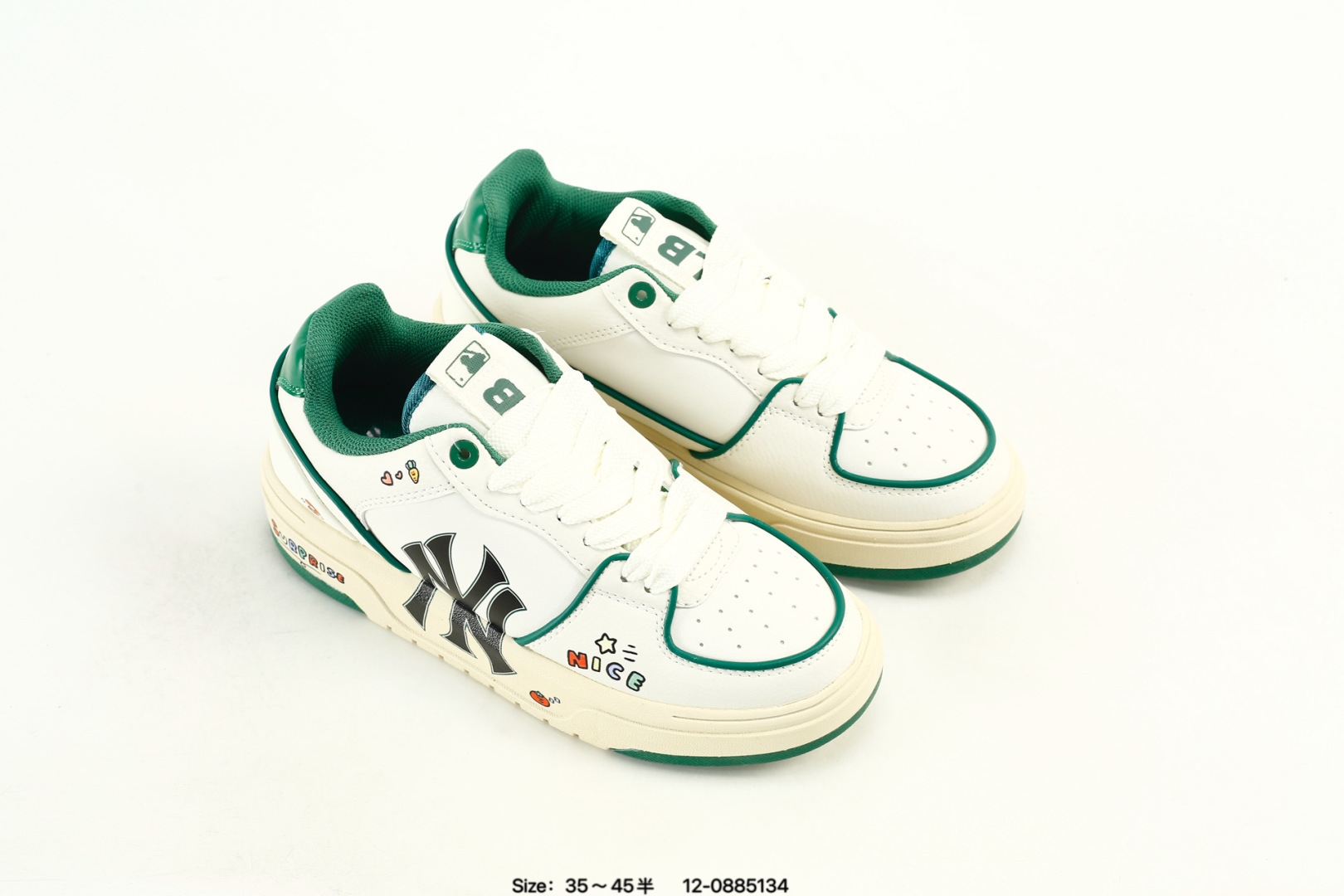 MLB Chunky Liner PU Sneaker Green/White