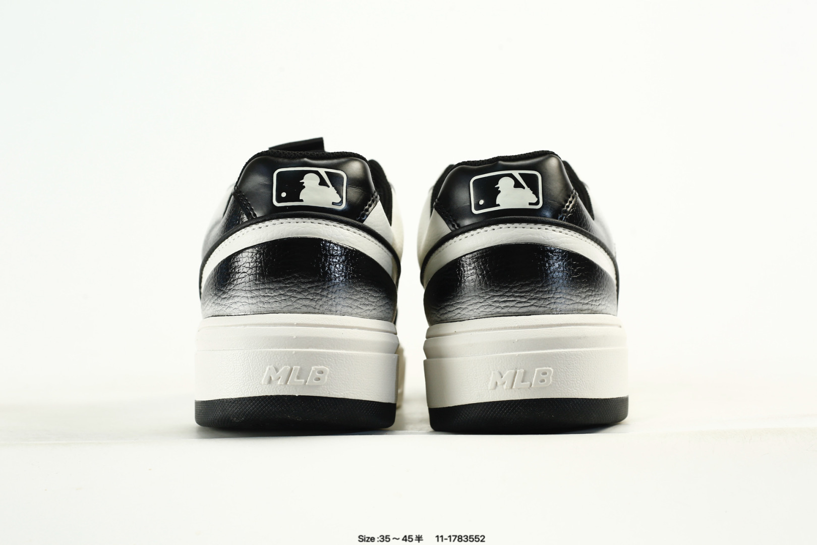 MLB Chunky Liner PU Sneakers Black/White