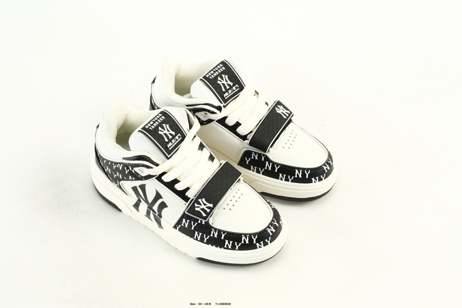 MLB NY Yankees Chunky Liner Sneakers Black/White