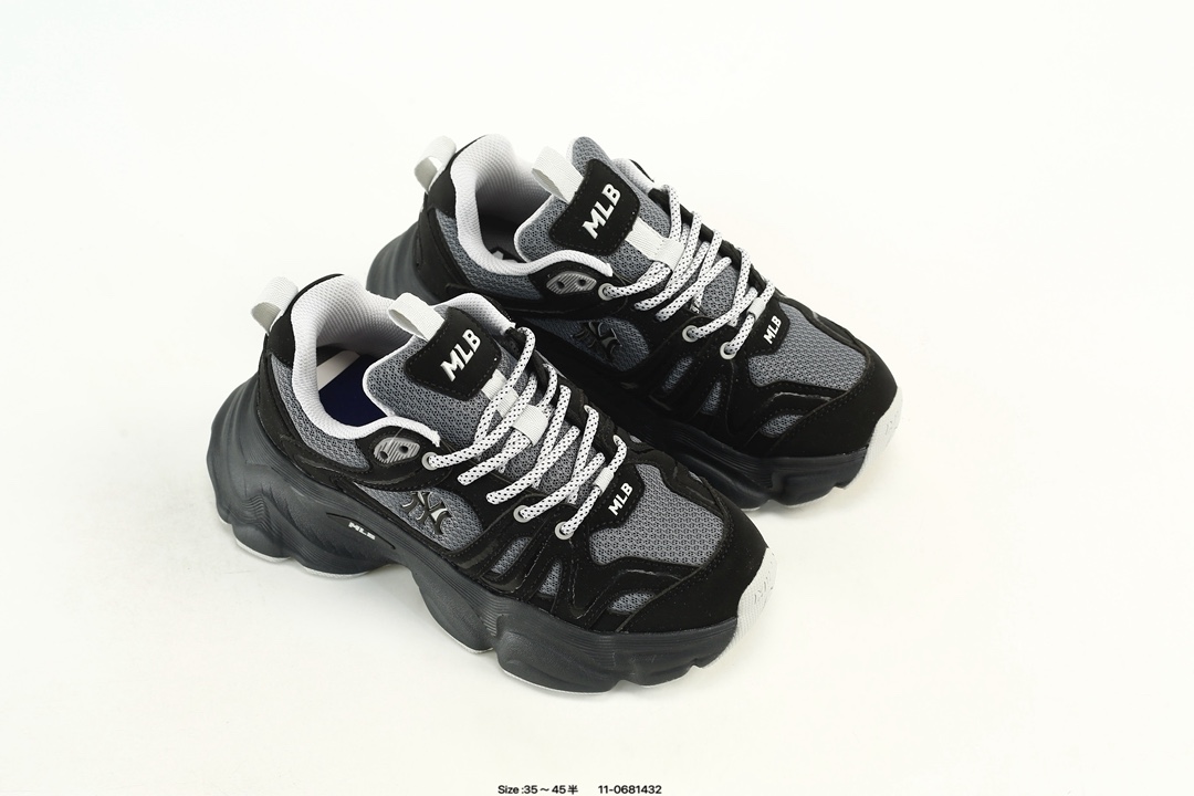 MLB Champ Chunky V Dad Sneakers Black/Gray