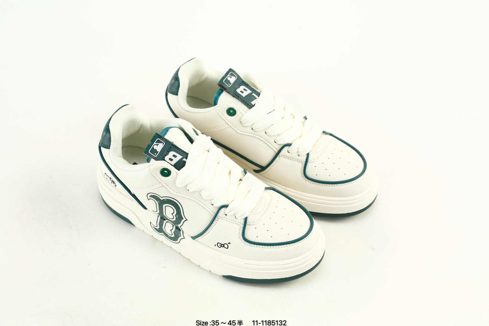 MLB Big Ball Chunky A Sneakers White/Green