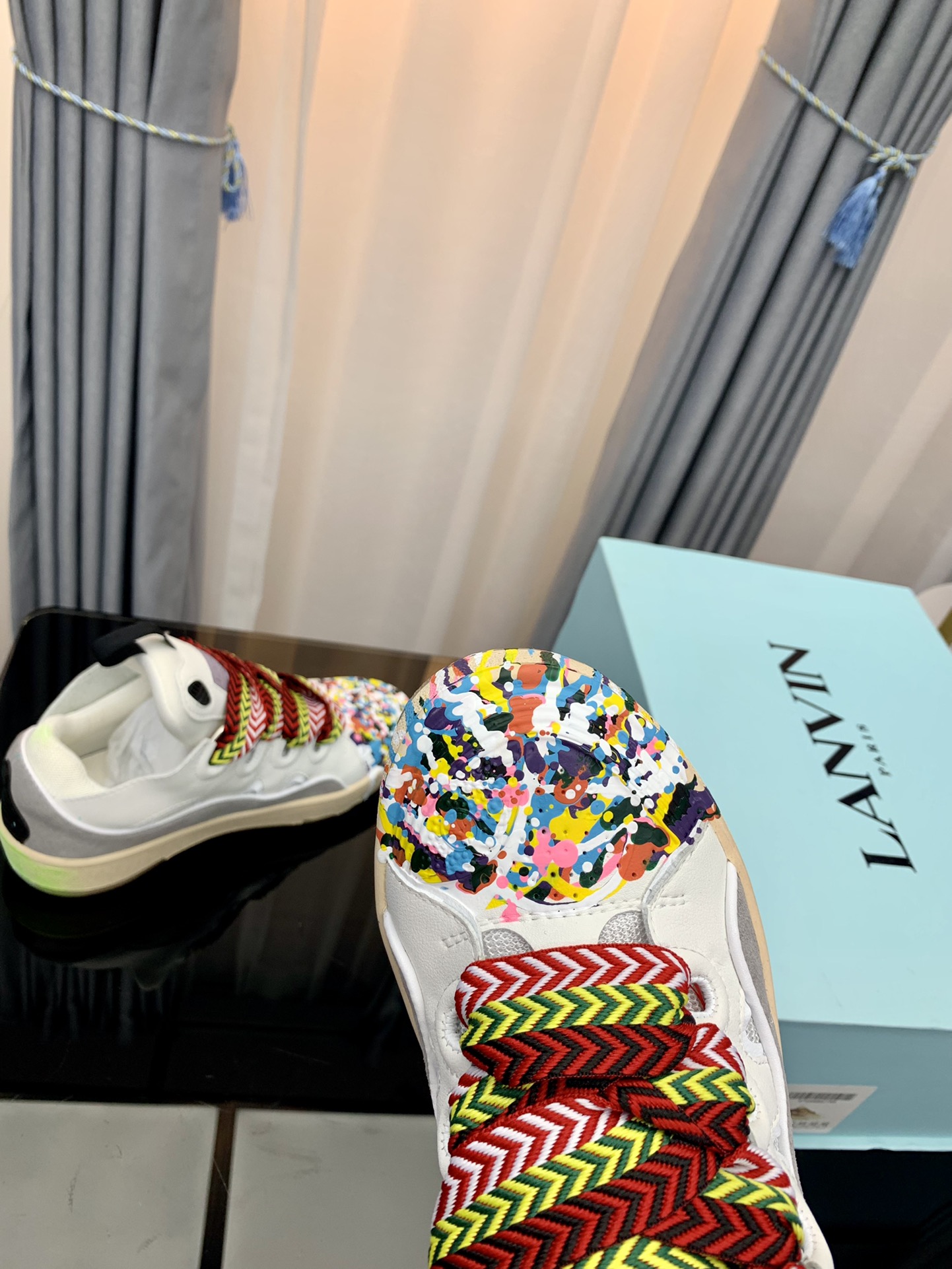 Lanvin Curb Sneakers Multicolor