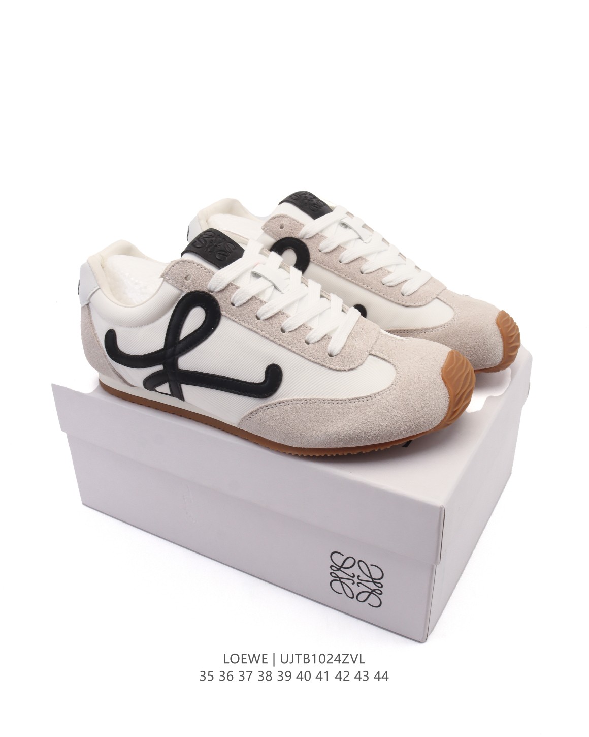 Loewe Ballet Runner 2.0 Low-Top Sneakers White/Grey/Black