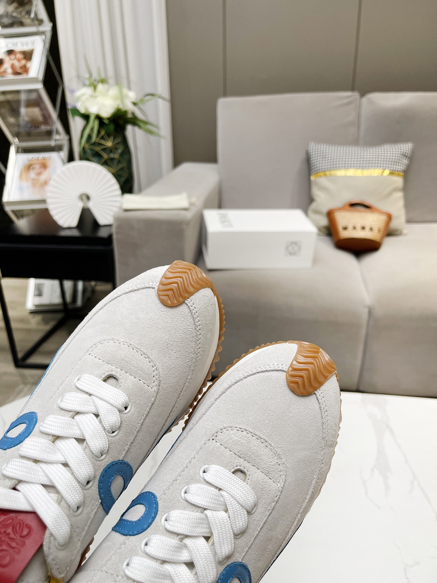 Loewe Hidden Lift Retro Runner Sneakers Multicolor