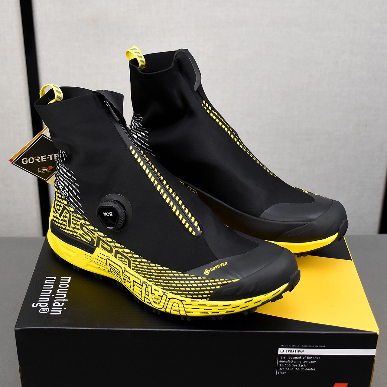 La Sportiva Equilibrium ST GTX Boots Black/Yellow