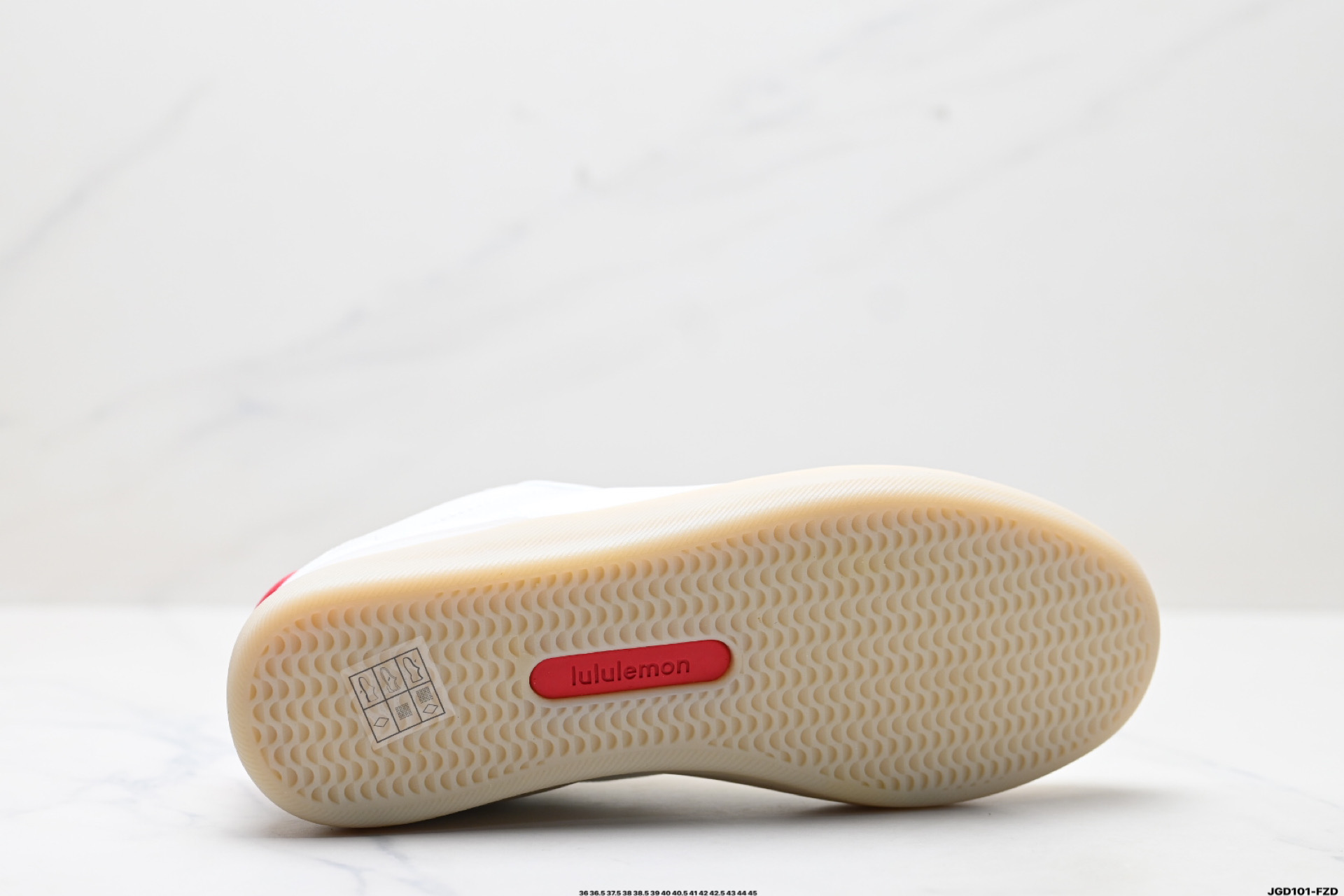Lululemon Cityverse Low-Top Sneakers White Red