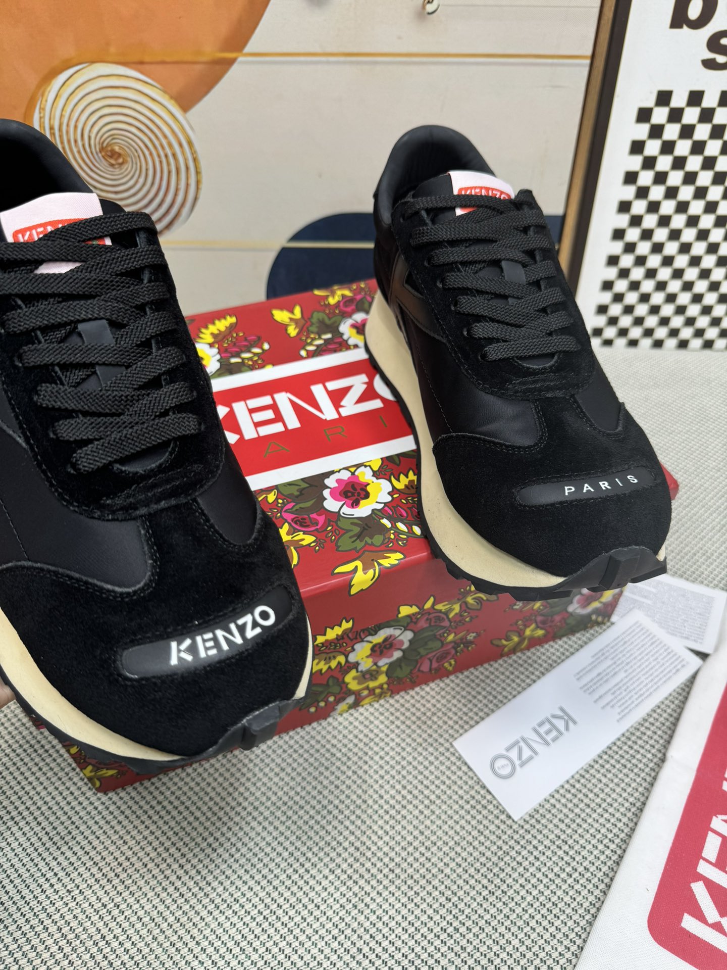 Kenzo Classic Runner Sneakers Black