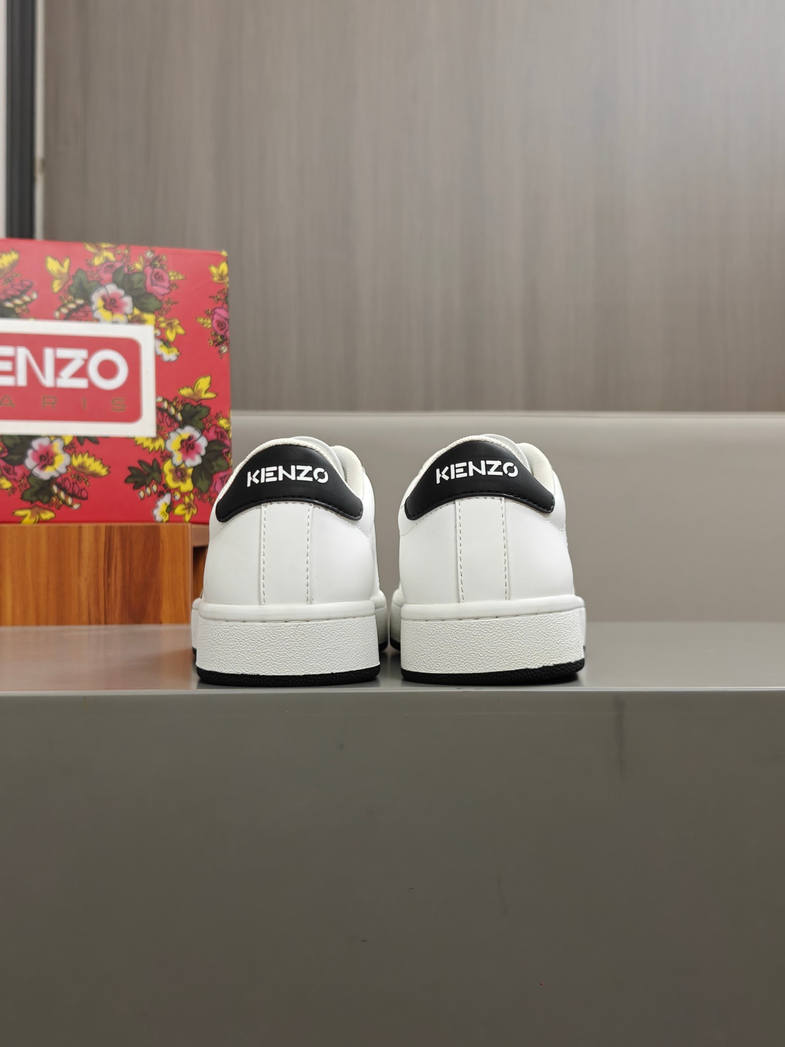 Kenzo Leather Casual Sneakers Multicolor