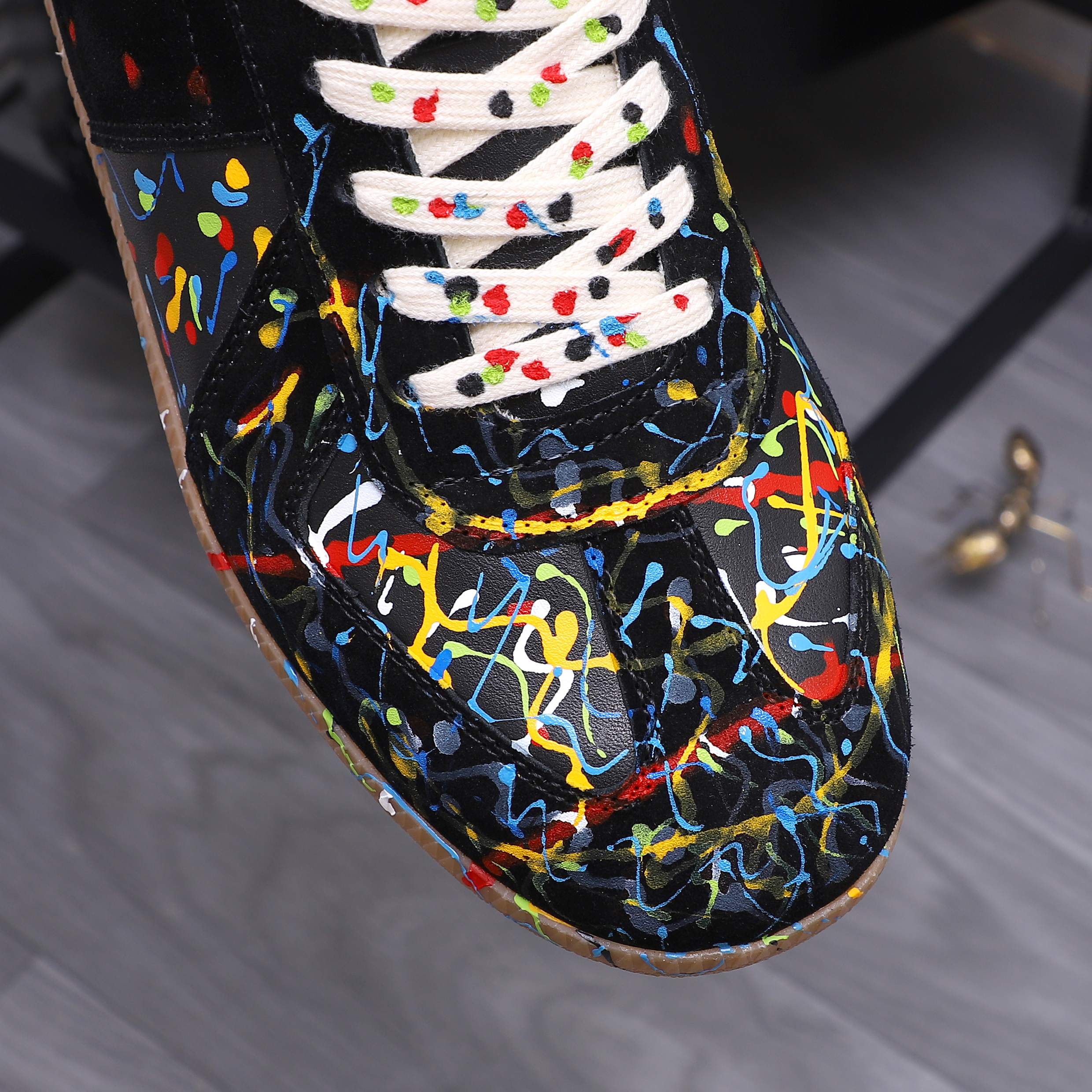 Maison Margiela Paint Splash Sneakers Multi-Color