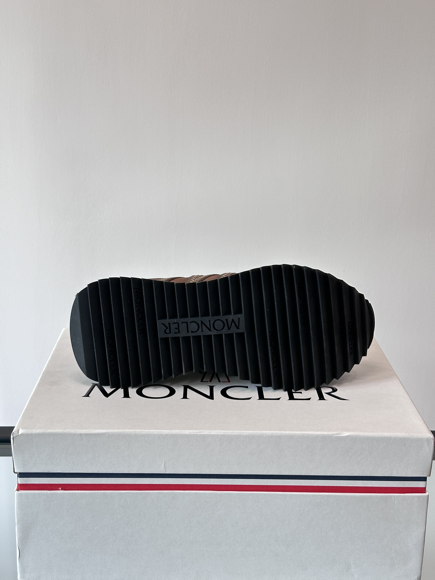 Moncler Pacey Platform Sneakers Brown