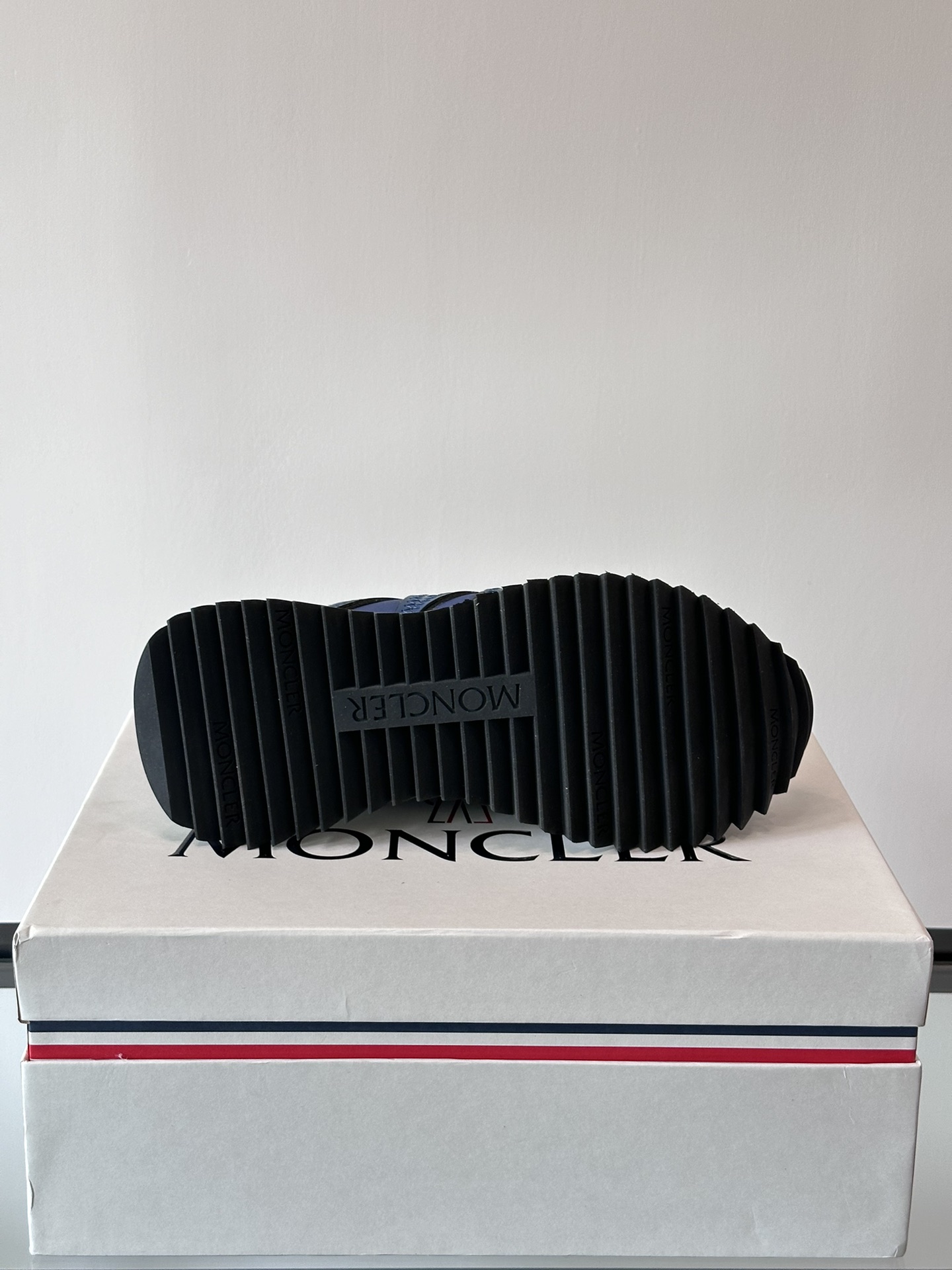 Moncler Pacey Platform Sneakers Navy