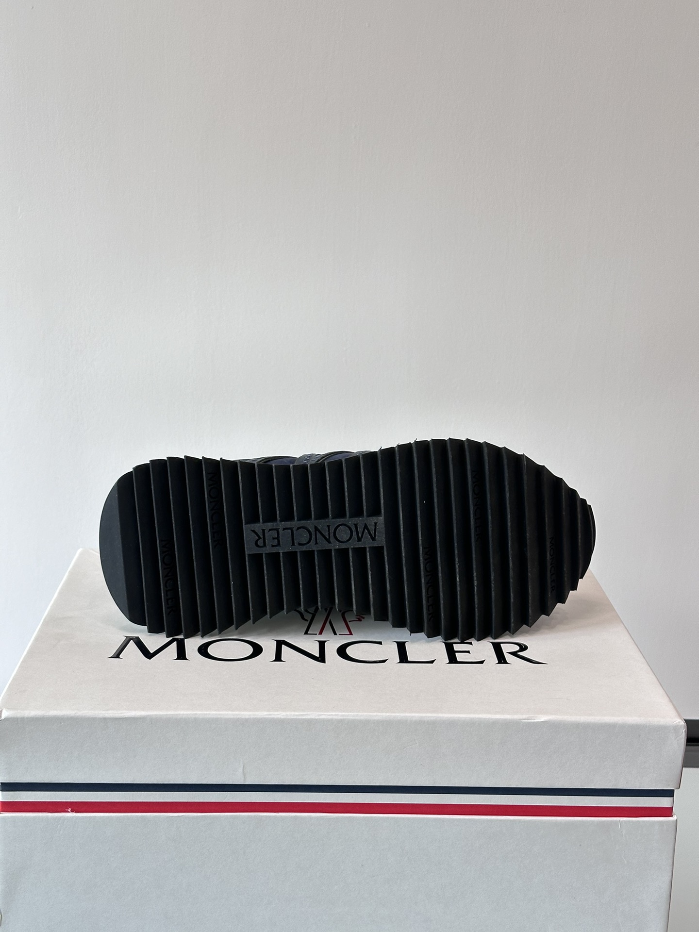 Moncler Pacey Platform Sneakers Navy