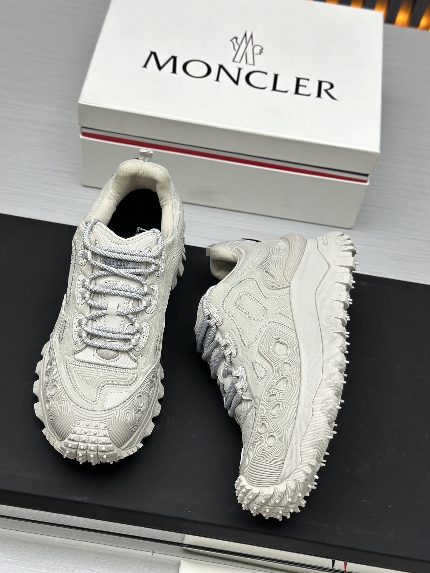Moncler Trailgrip GTX Hiking Sneakers White