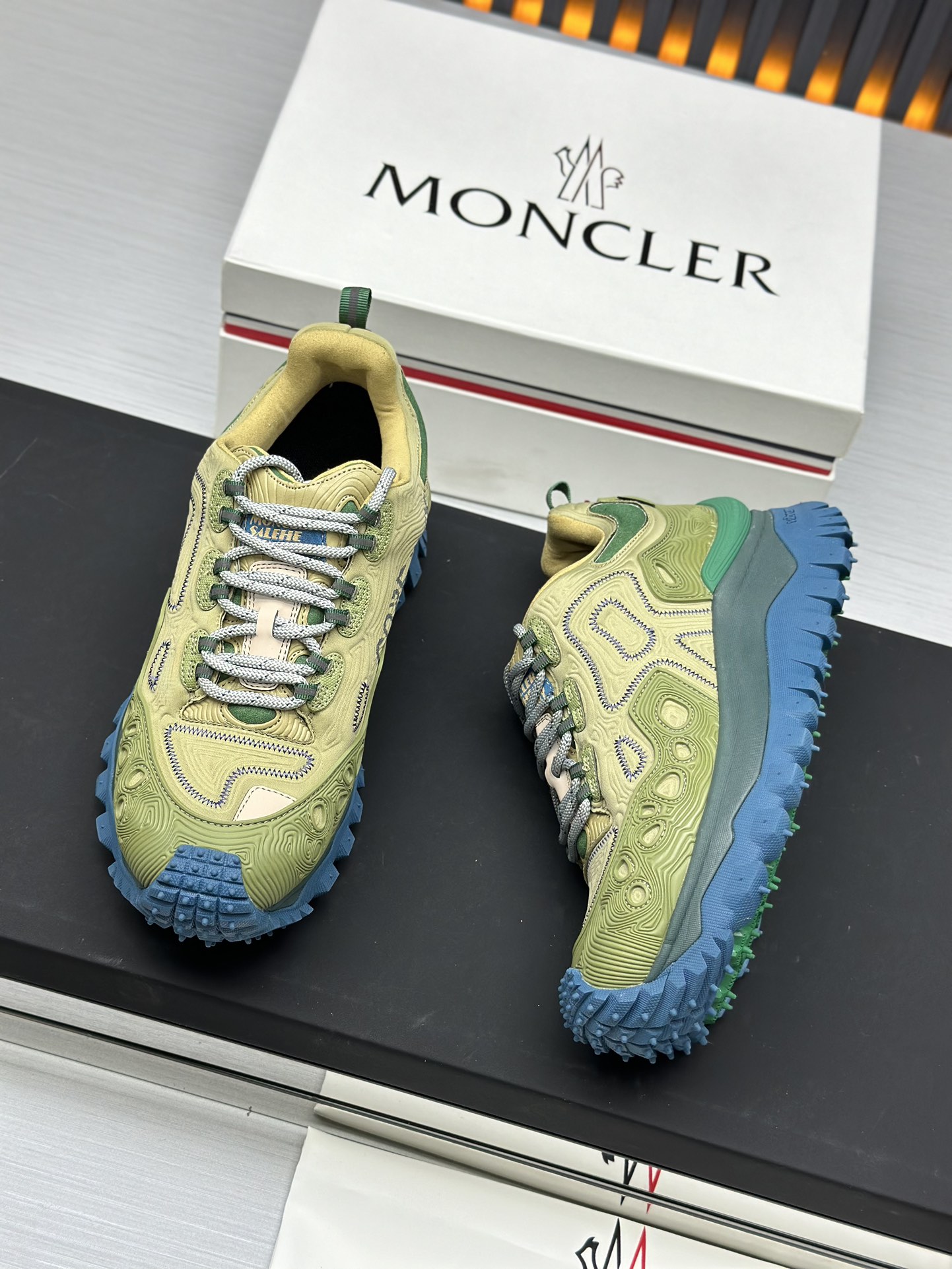 Moncler Trailgrip GTX Hiking Shoes Green