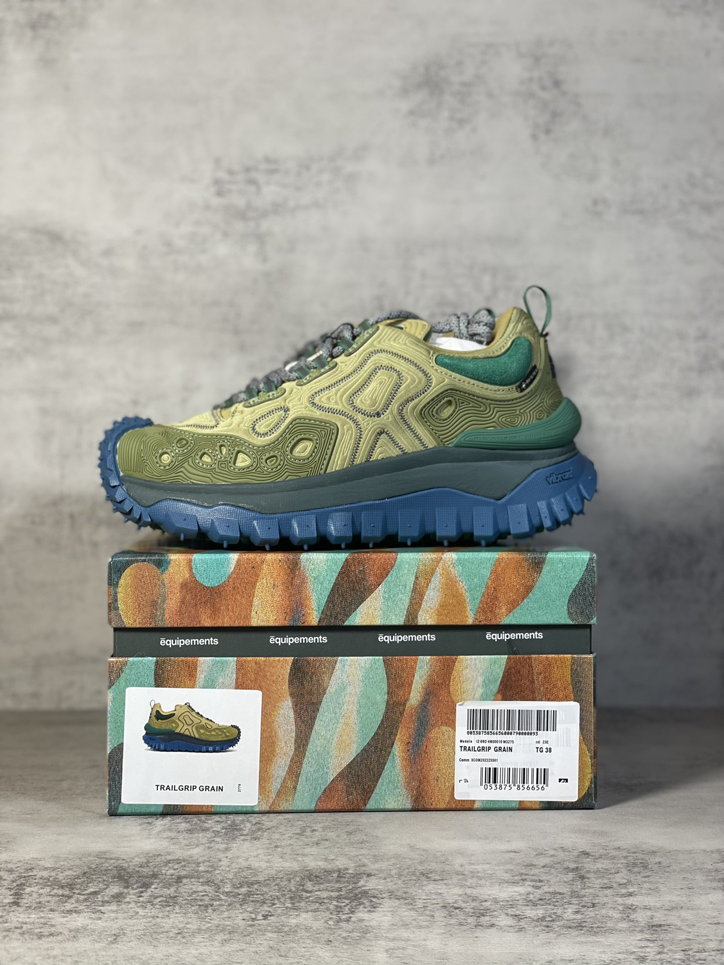 Moncler Genius Trailgrip GTX Sneakers Green/Blue