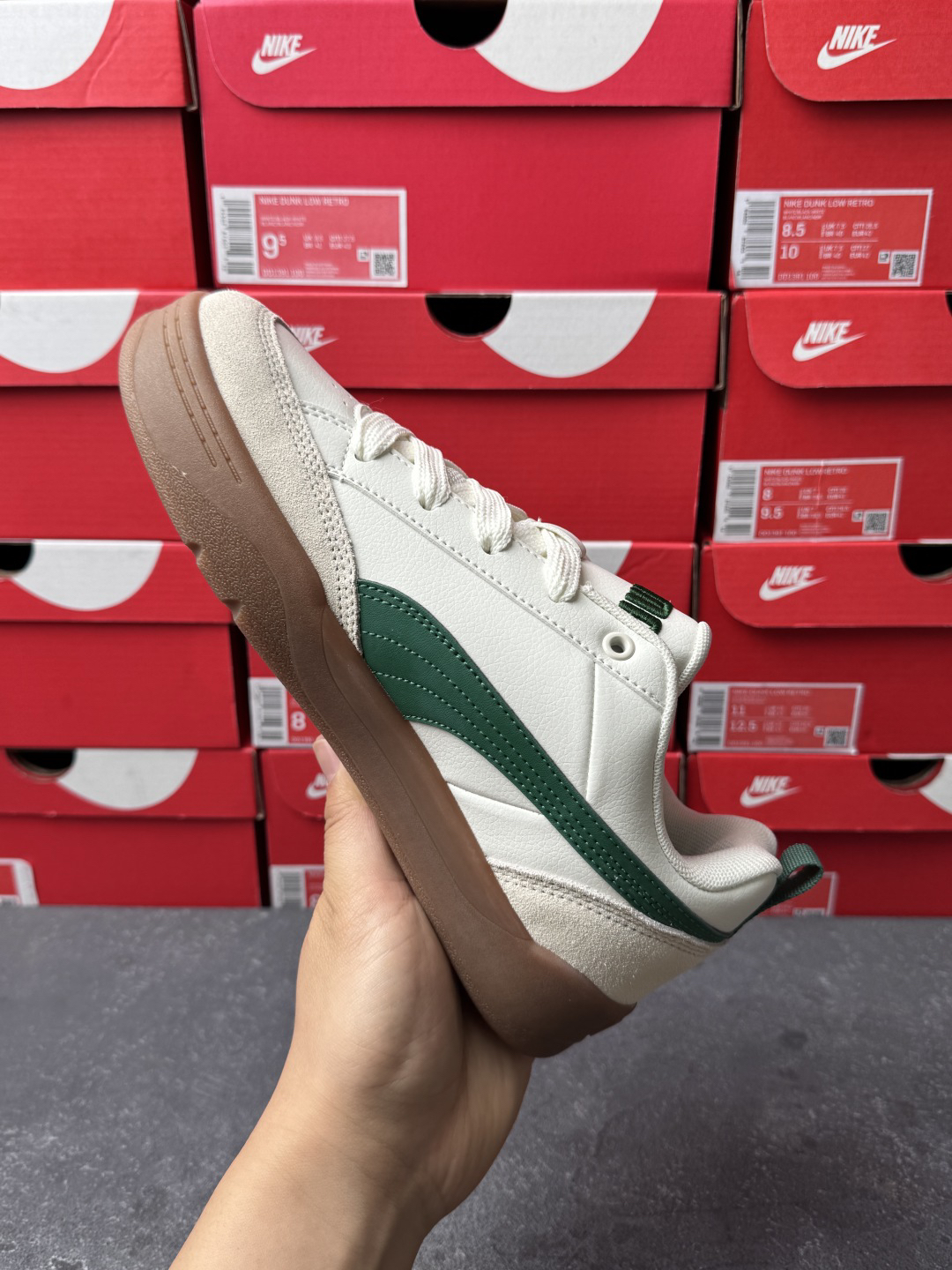 Puma RS Chunky Sneakers White/Green