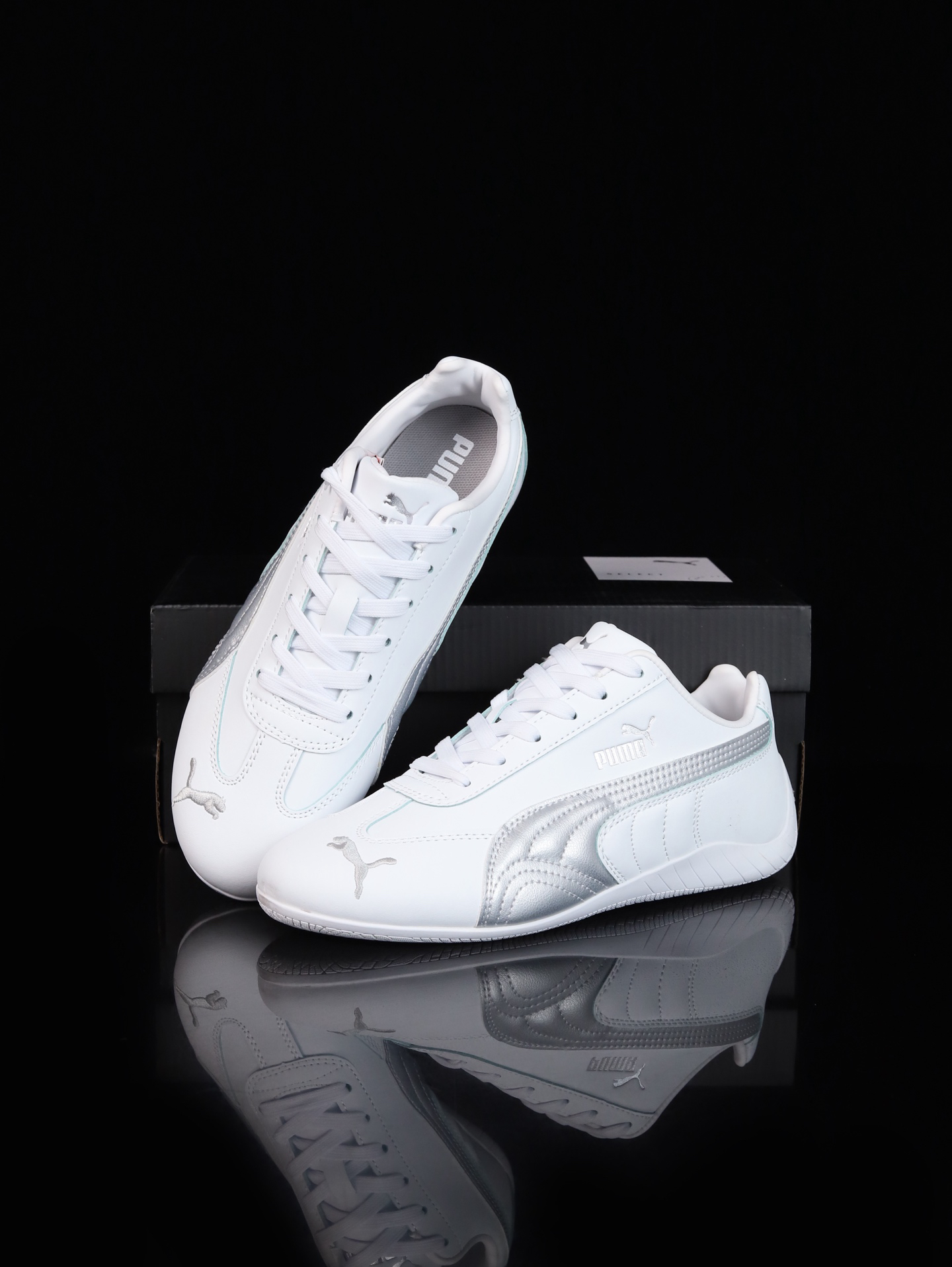 Puma Roma M Low Retro Sneakers White/Silver