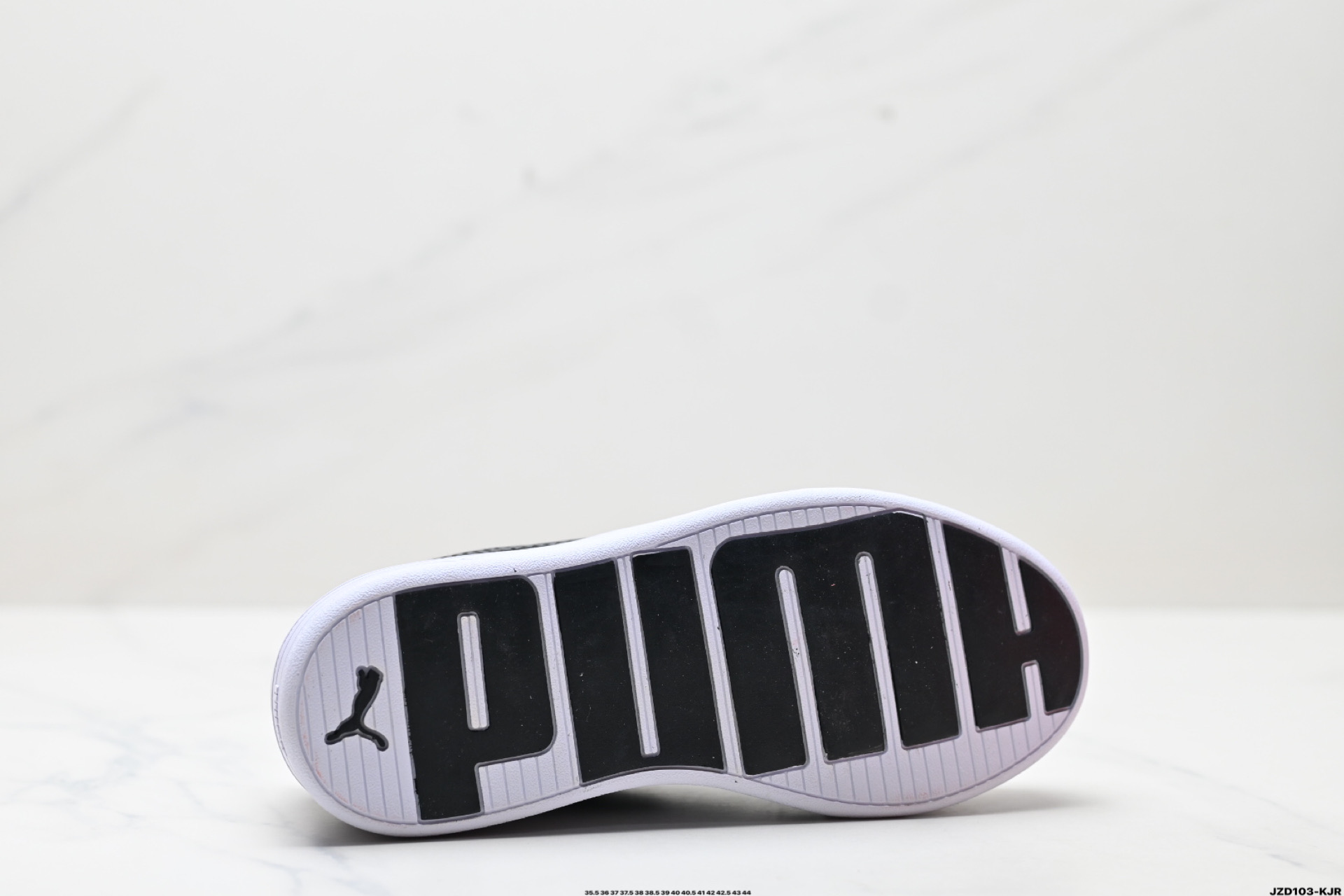 Puma Skye Leather Platform Sneakers White/Black