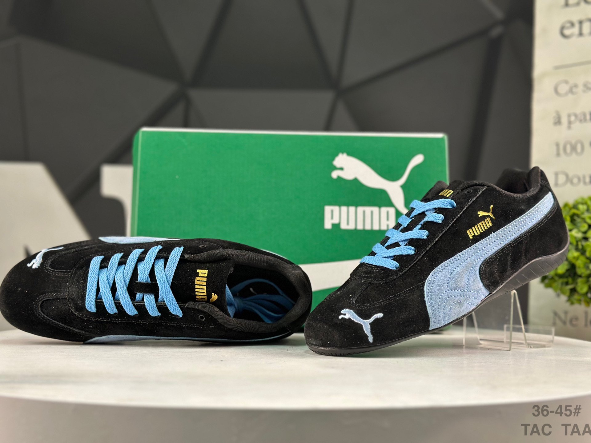Puma Speed OG Suede Sneakers Black/Blue