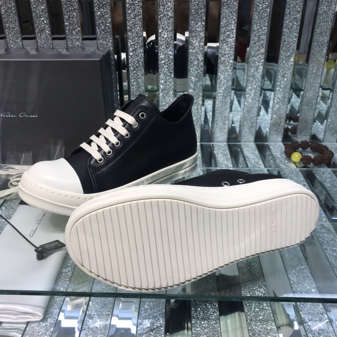 Rick Owens Low Sneaker Black