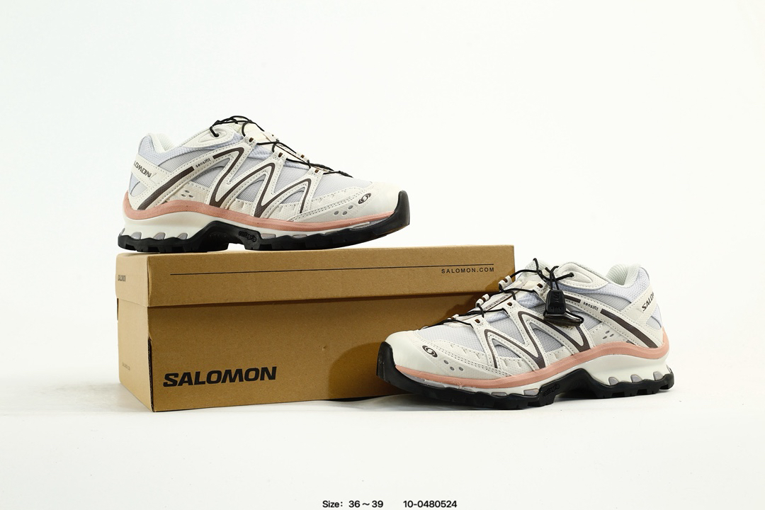 Salomon XT-Whisper Trail Runner Sneakers White/Gray/Pink