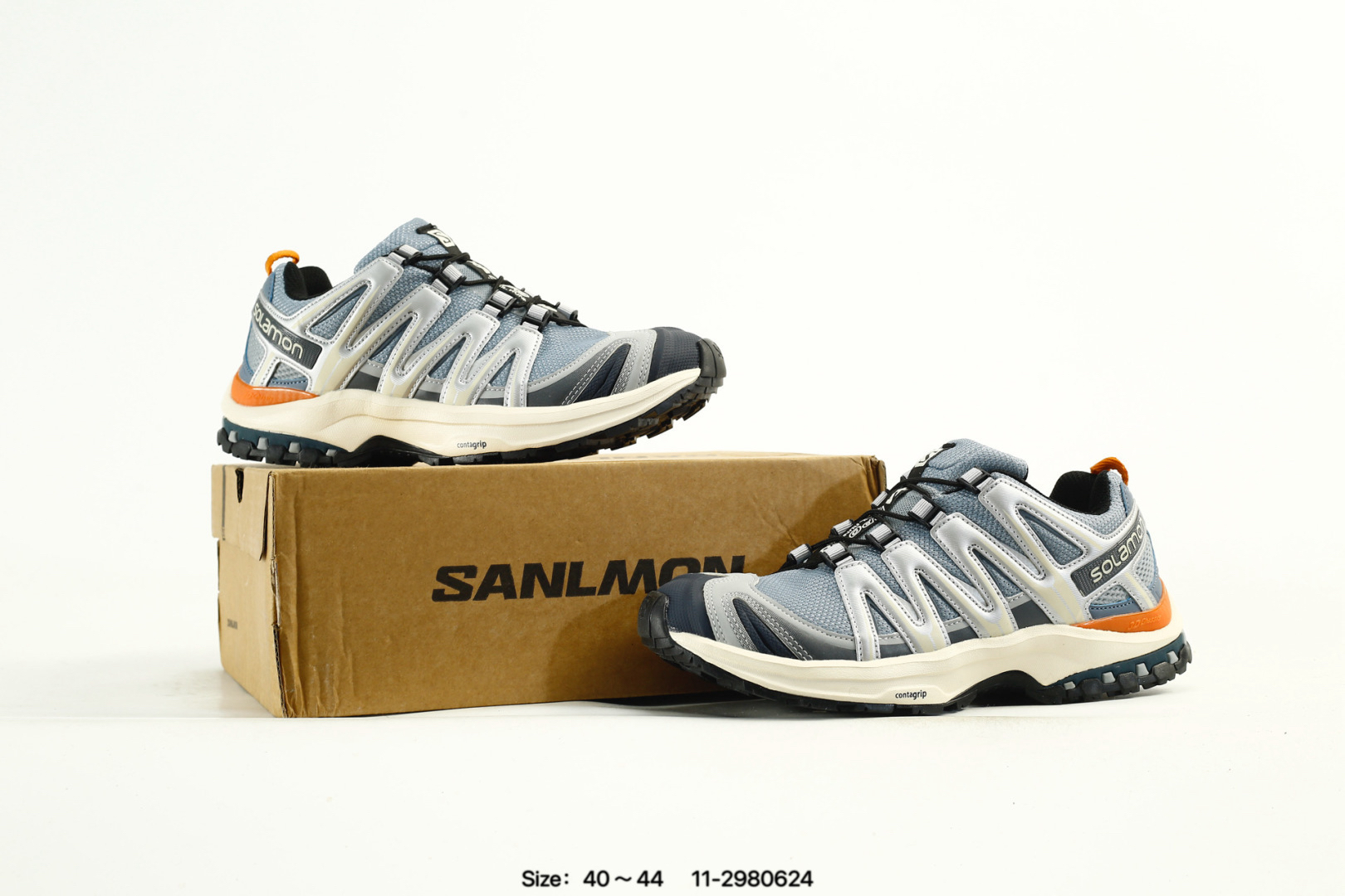 Salomon XT-Whisper Void Trail Running Shoes Blue/Gray/Orange