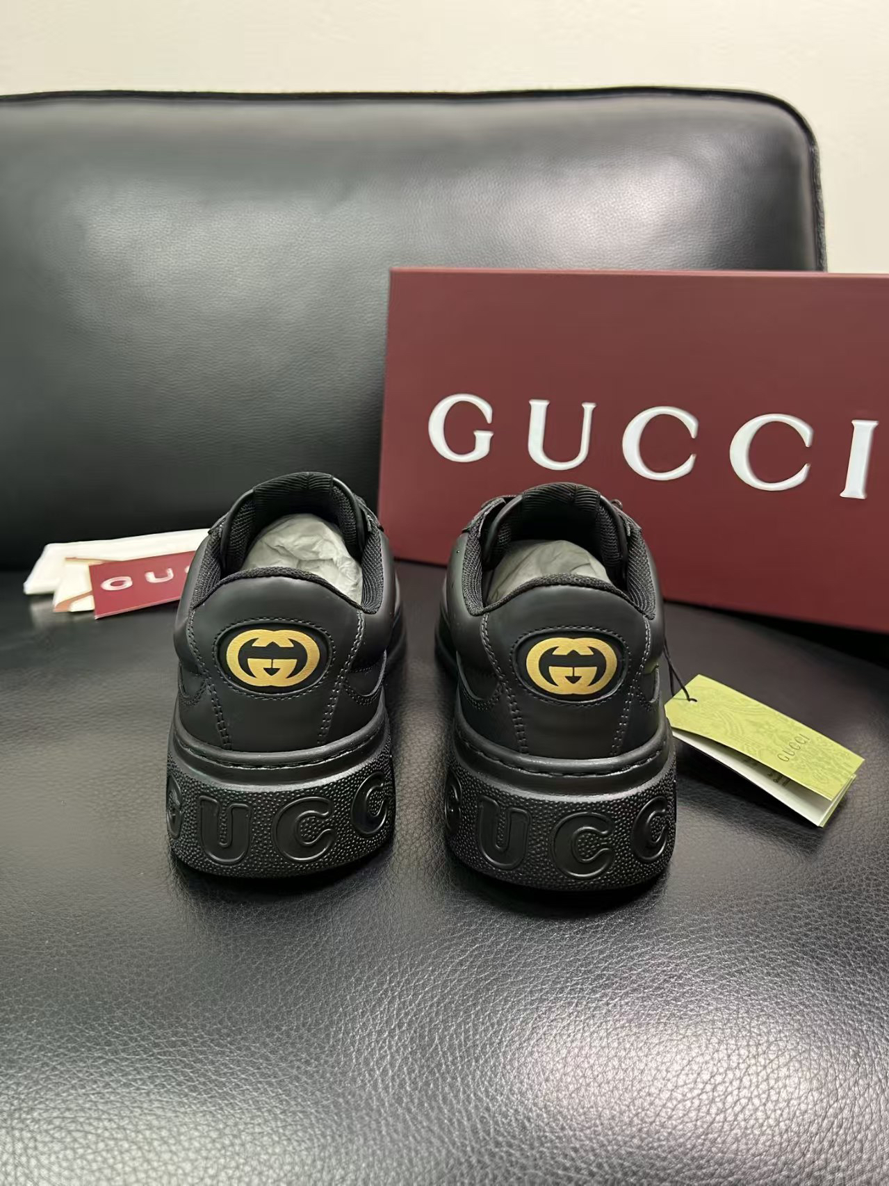 Gucci Web Stripe Sneakers Black