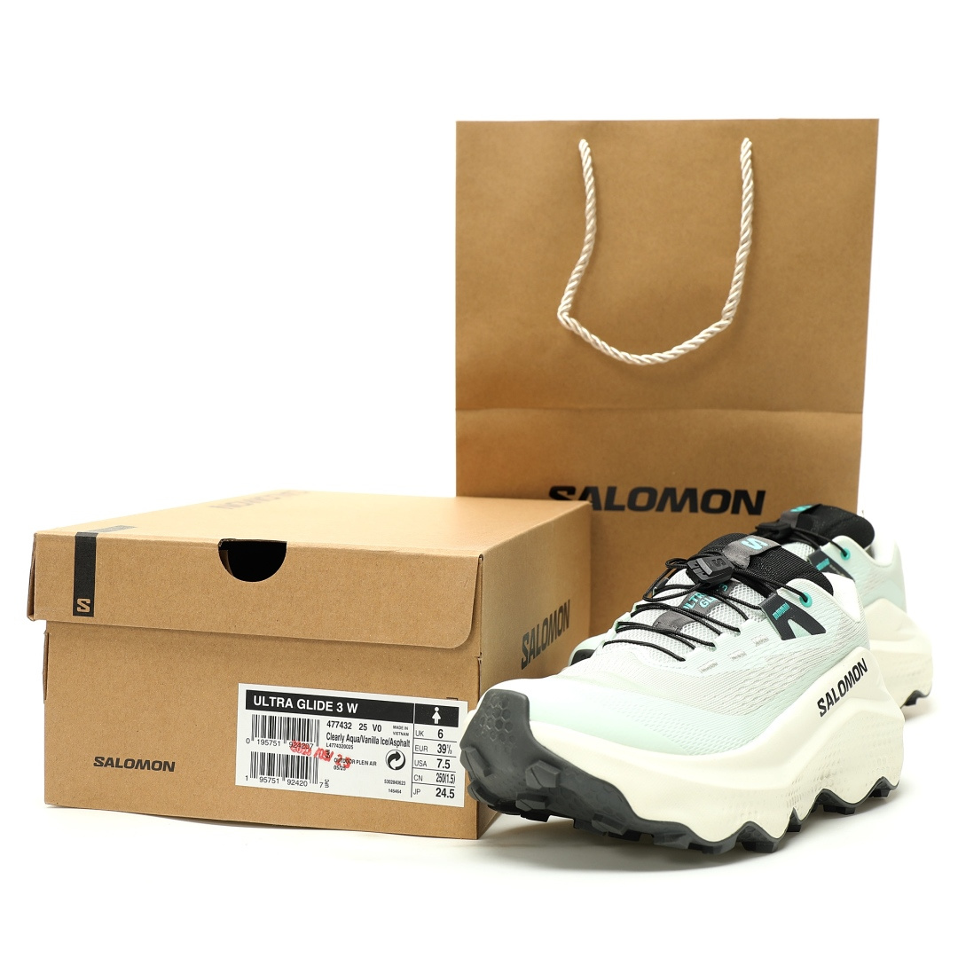 Salomon Ultra Glide 3 Trail Shoes White