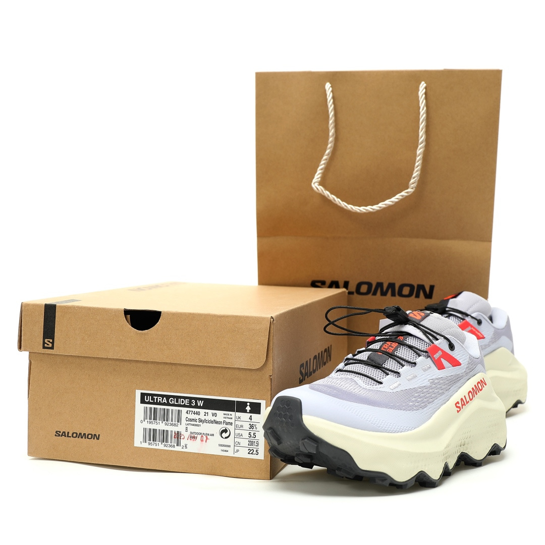 Salomon Ultra Glide 3 Trail Running Shoes Grey