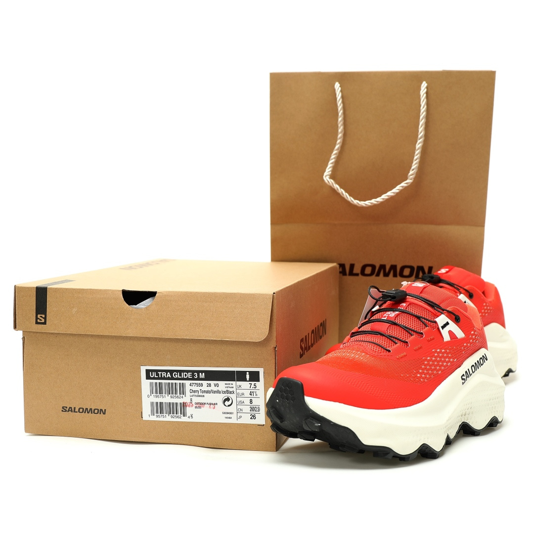 Salomon Ultra Glide 3 Trail Shoes Red