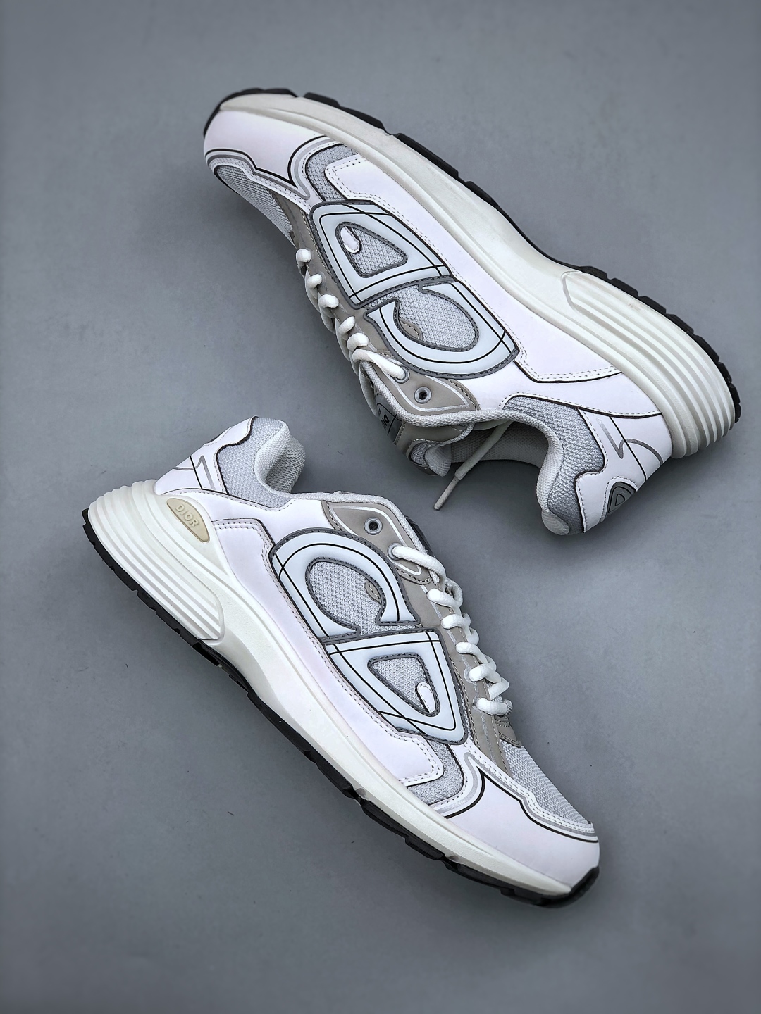 Dior B30 Chunky Sneakers White/Grey