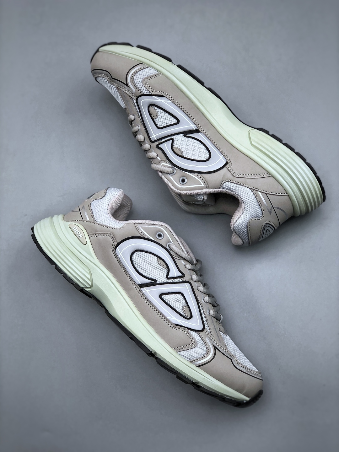 Dior B30 Chunky Running Sneakers Grey