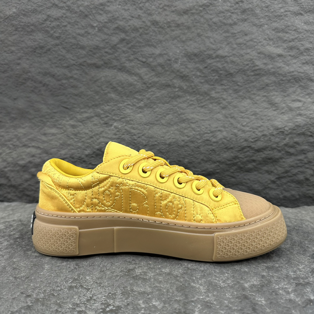 Dior x Stone Island B33 Low Sneakers Yellow