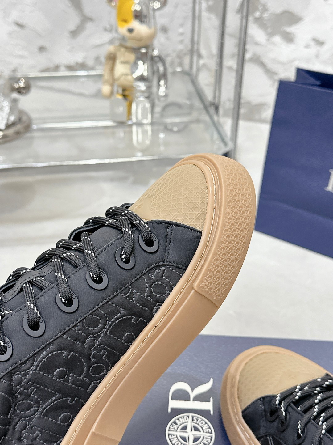 Dior x Stone Island B33 Sneakers Black/Tan