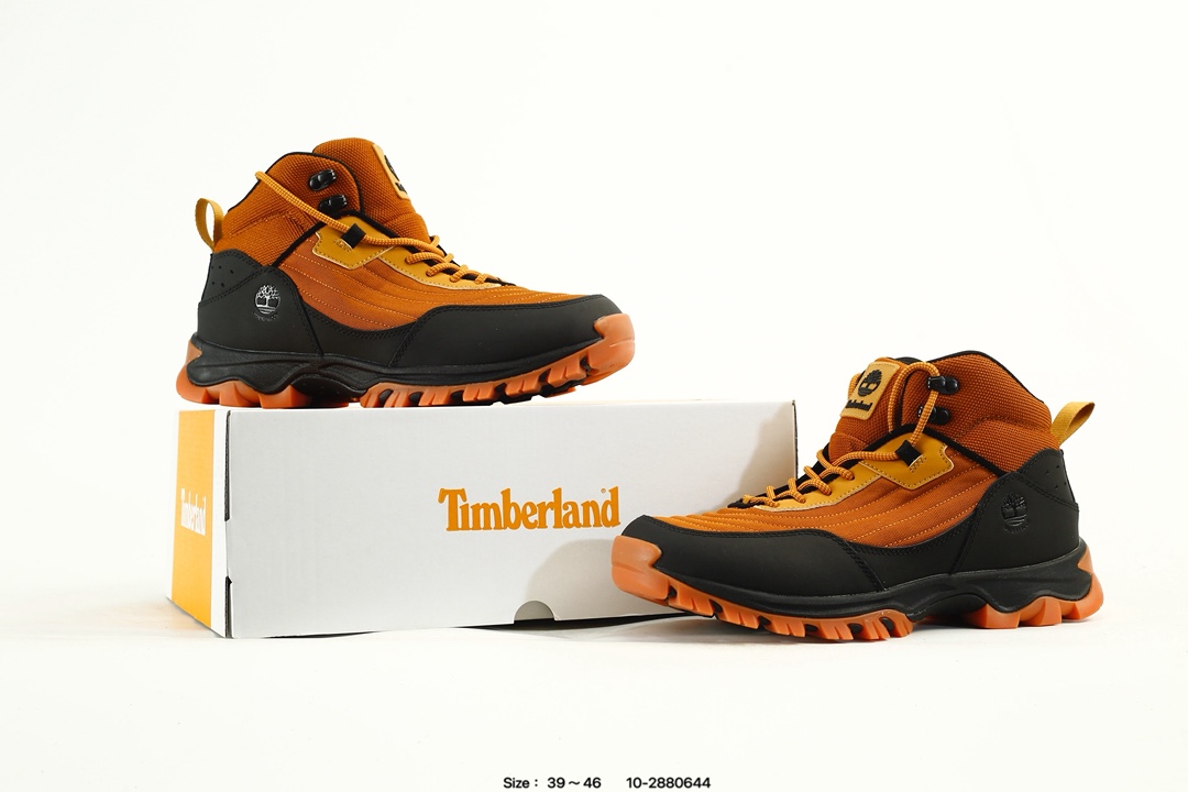 Timberland Lace Hiker Mid Boots Orange