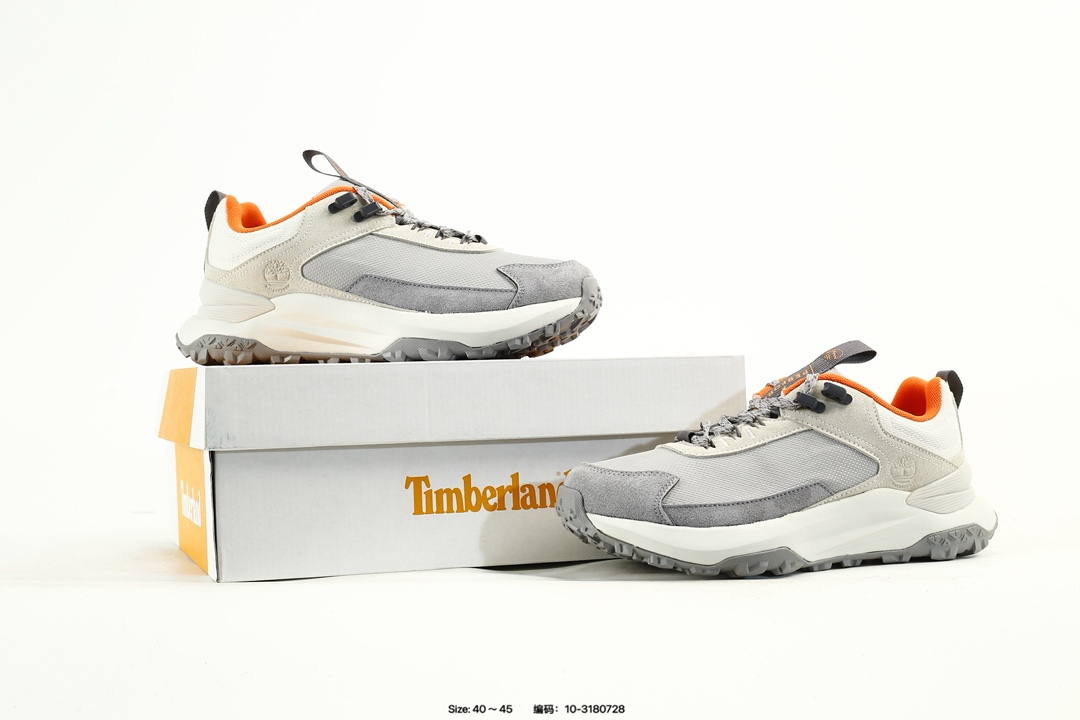 Timberland Motion Access Waterproof Hiking Shoes Grey Orange