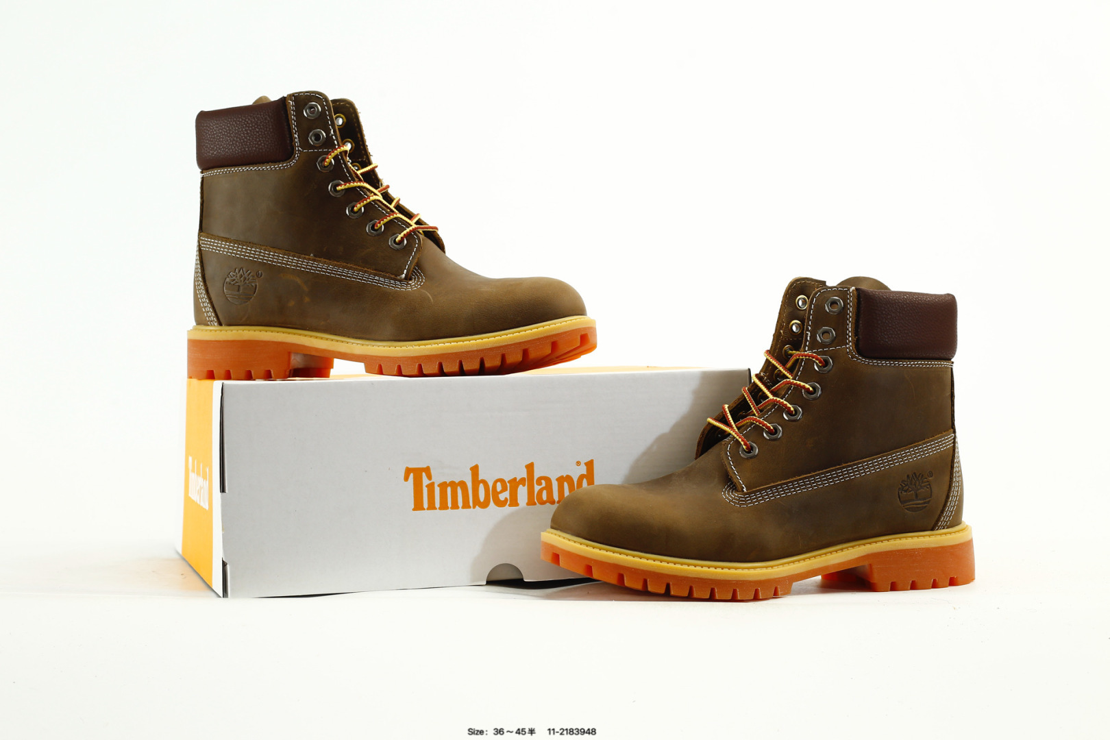 Timberland Premium Waterproof Leather Boots Brown