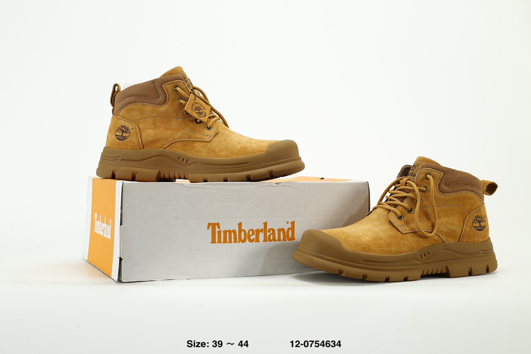 Timberland Anti-Slip Platform Martens Boots Wheat