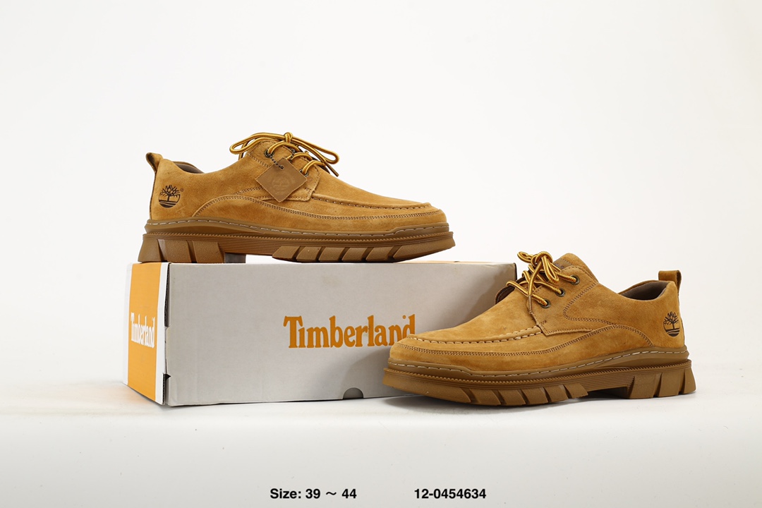 Timberland Lug Sole Low-Top Lace-Up Shoes Wheat Brown