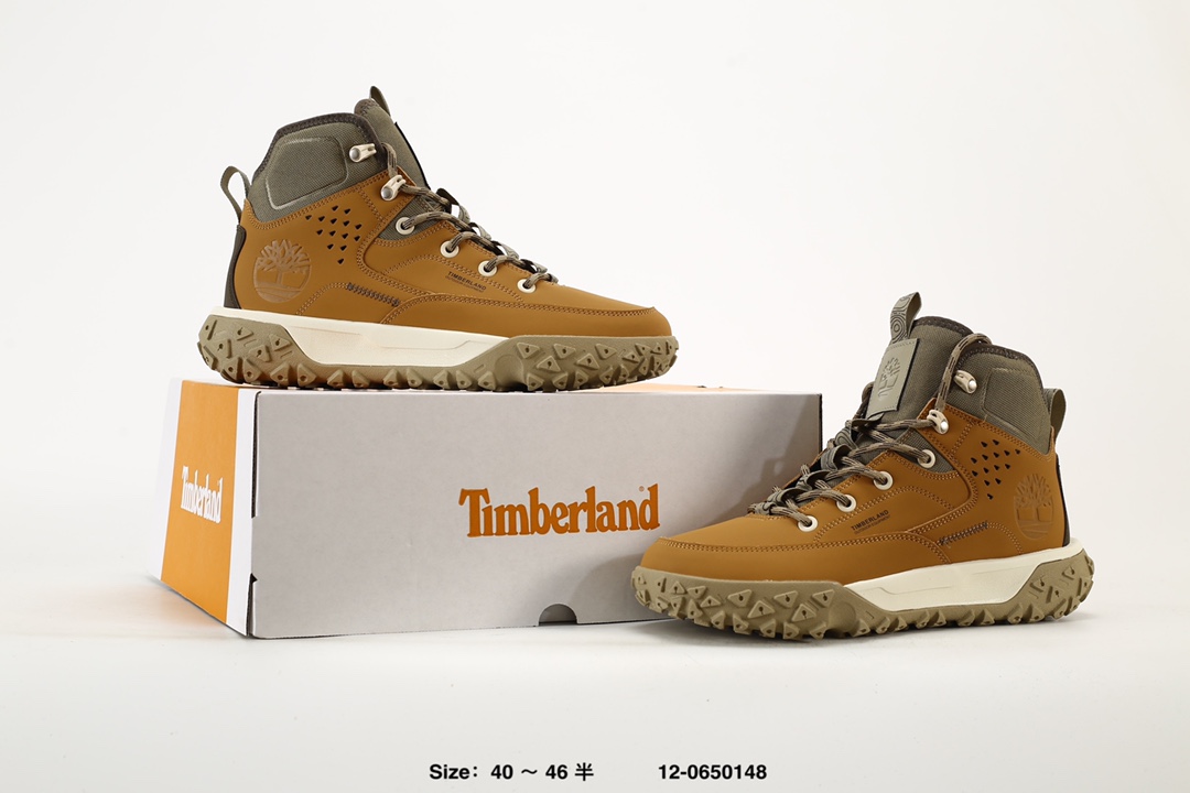 Timberland High-Top Hiking Boots Brown