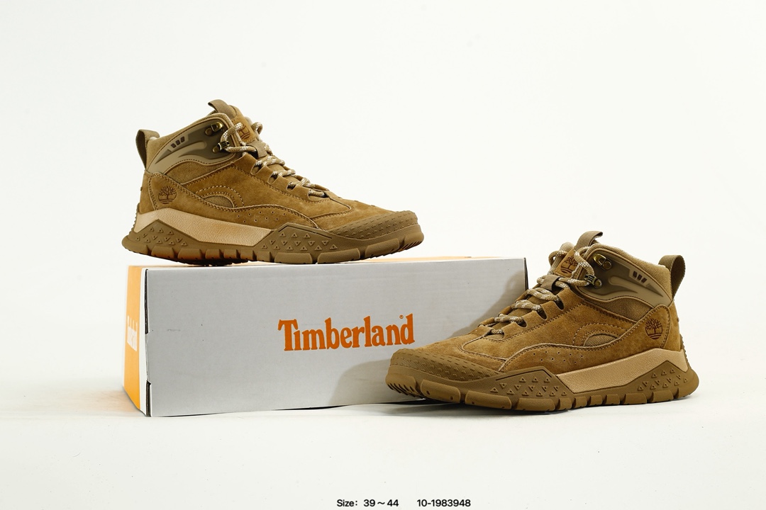 Timberland Mid-Top Suede Hiking Boots Brown