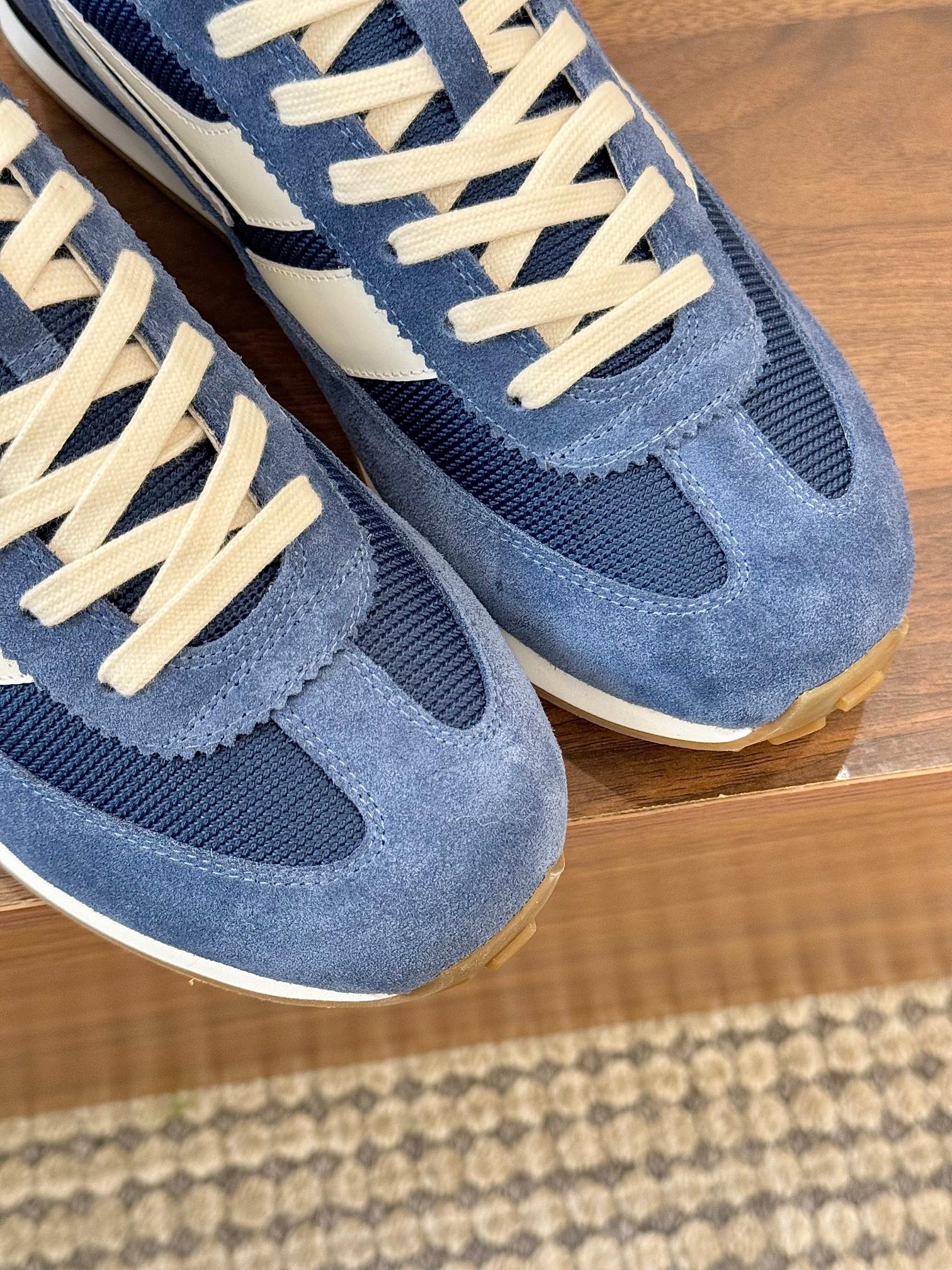 Tom Ford Retro Runner Sneakers Blue