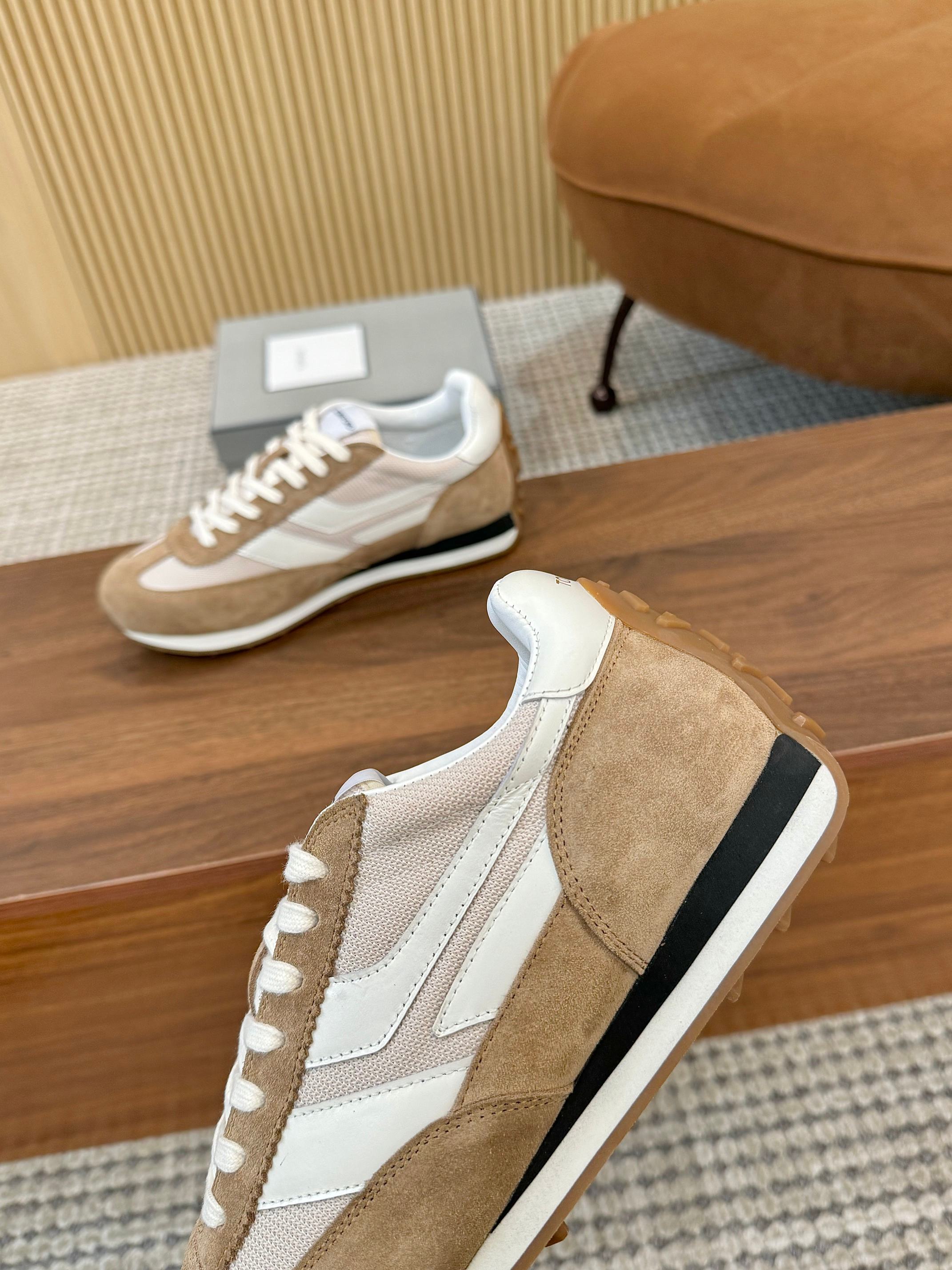 Tom Ford Low-Top Sneakers Khaki