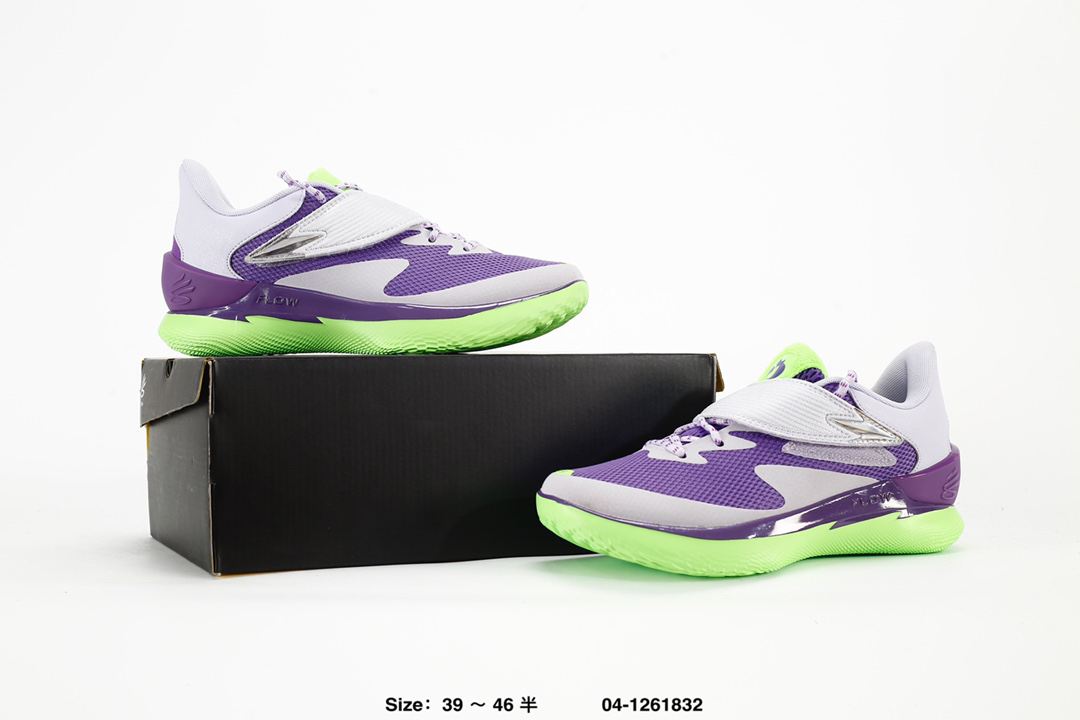 Under Armour Curry 1 Basketball Shoes Purple/Green