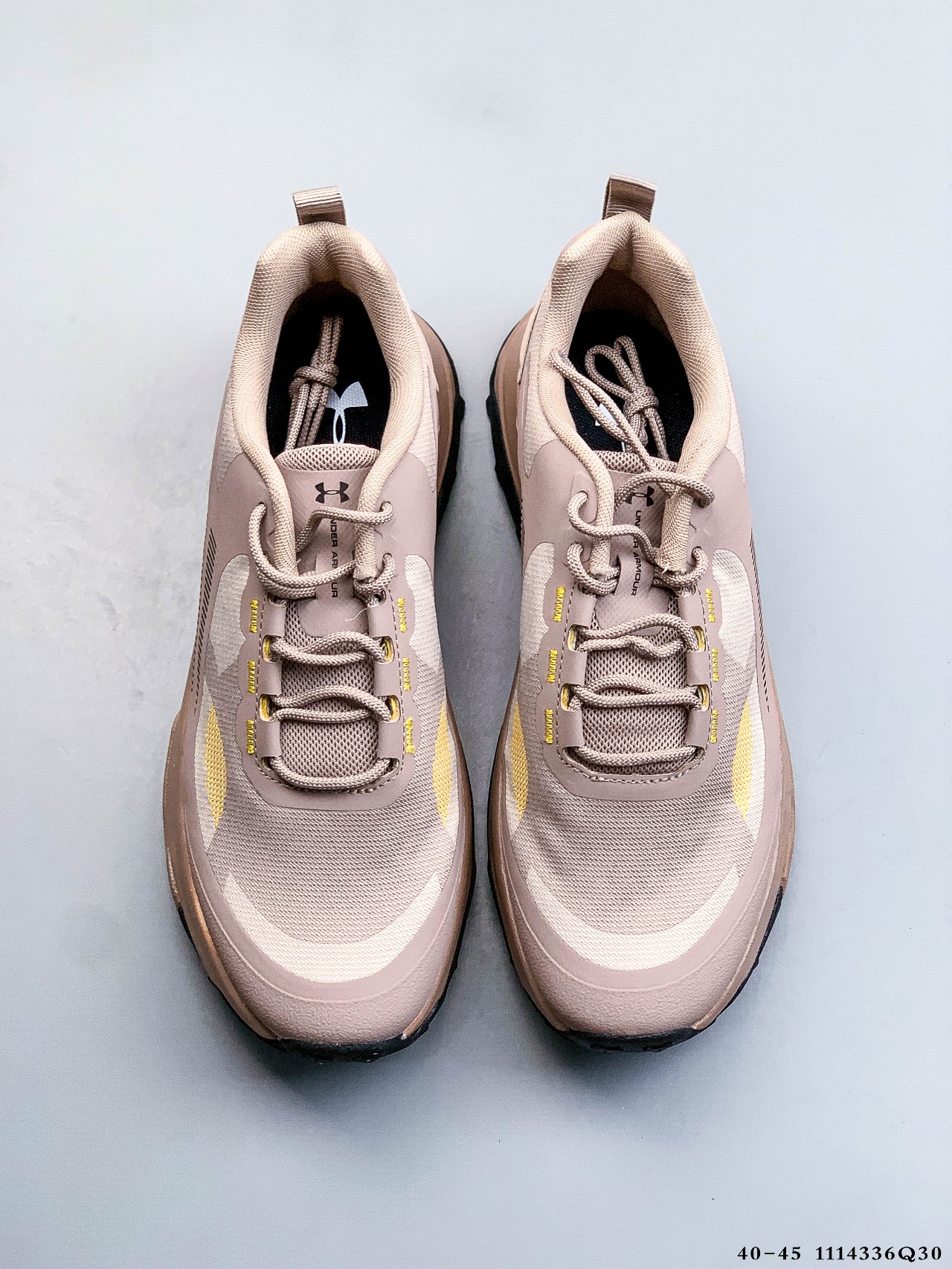 Under Armour Trail Running Shoes Cushioned Grip Khaki