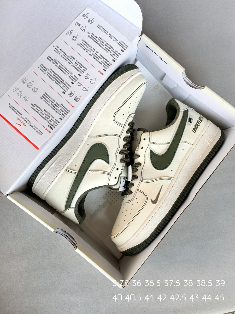 Nike Air Force 1 Low Undefeated Collab White Green
